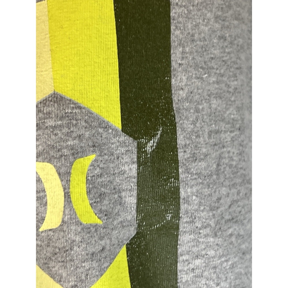 As Is-small Fade-men's Hurley Large Graphic Tee Grey Work Home Sport - Picture 2 of 4